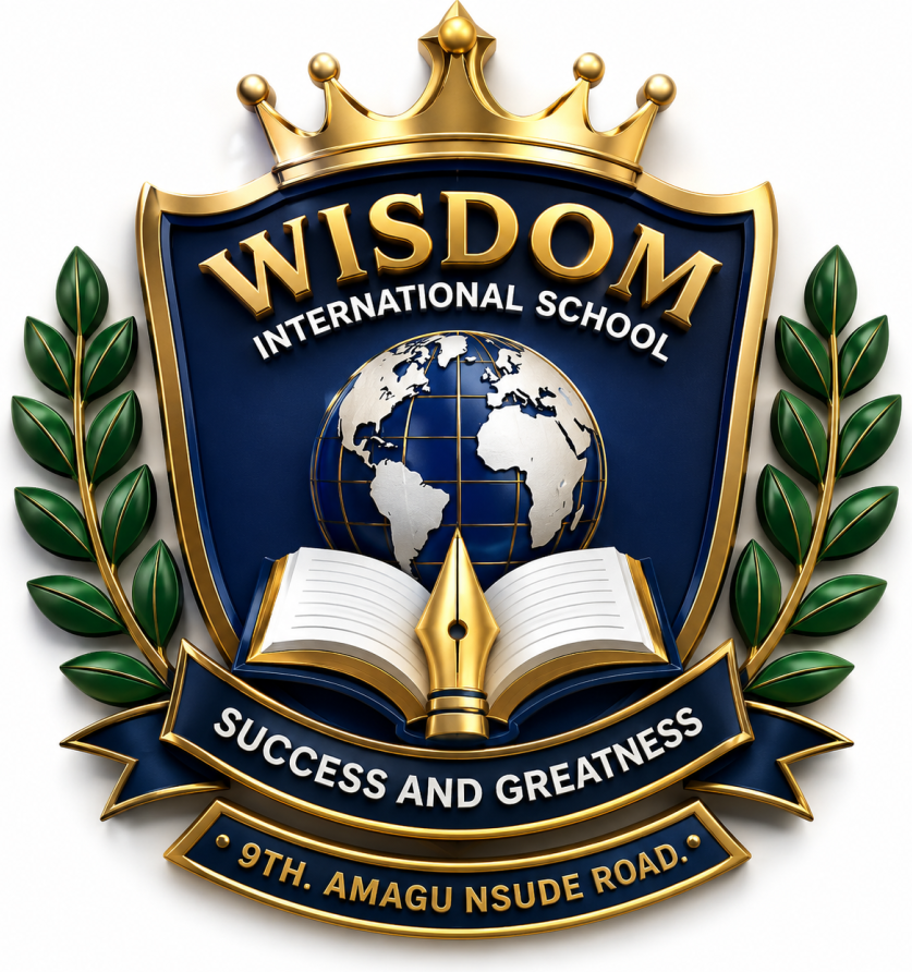 WISDOM INTERNATIONAL SCHOOL 9TH MILES. logo