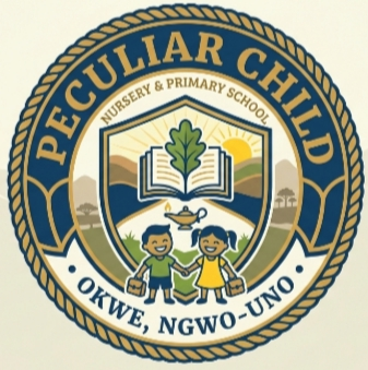 Peculiar child nursery and primary school, Okwe ngwo-uno logo